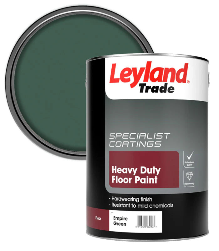 LEYLAND HEAVY DUTY FLOOR PAINT EMPIRE GREEN 5L