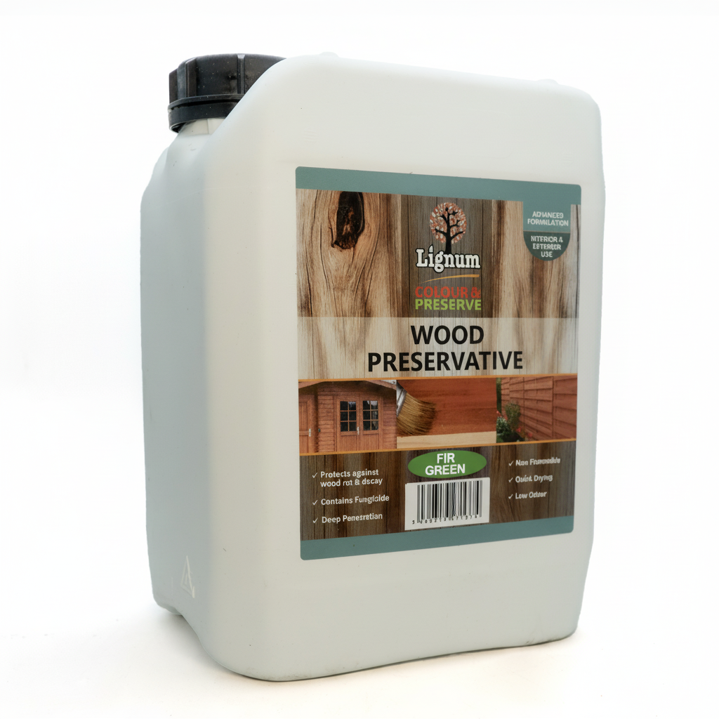 Lignum Wood Preservative Fir Green 5L