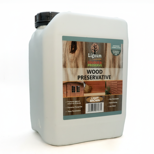 Lignum Wood Preservative Light Brown 5L