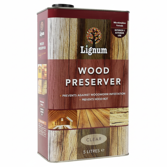 Lignum Wood Preserver 5L - white background