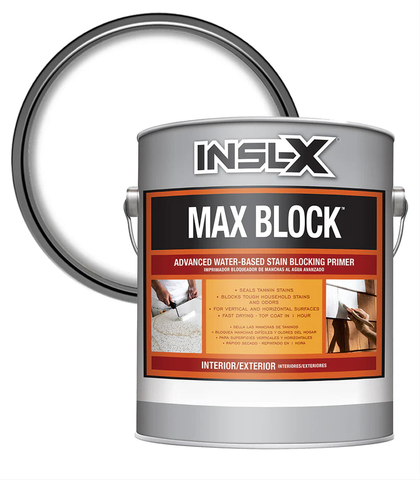 BENJAMIN MOORE INSL-X MAX BLOCK STAIN BLOCK WHITE - 1 GALLON (3.78L)