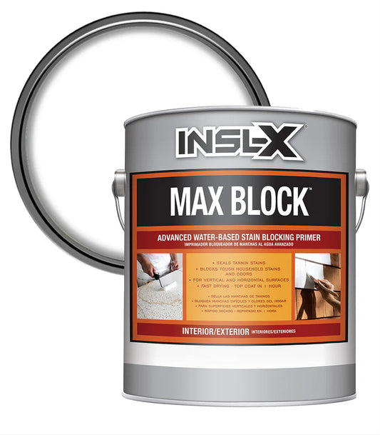 BENJAMIN MOORE INSL-X MAX BLOCK STAIN BLOCK WHITE - 1 GALLON (3.78L)