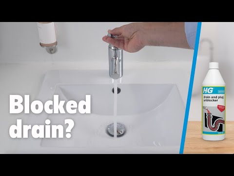 Unblocking a sink video. 