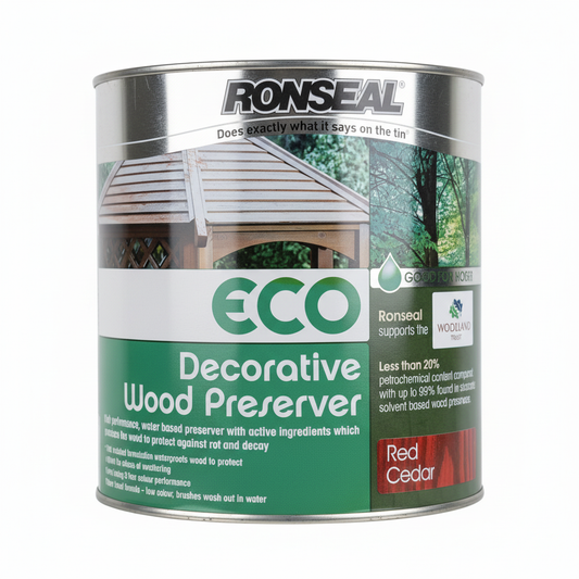 Ronseal ECO Decorative Wood Preserver Red Cedar
