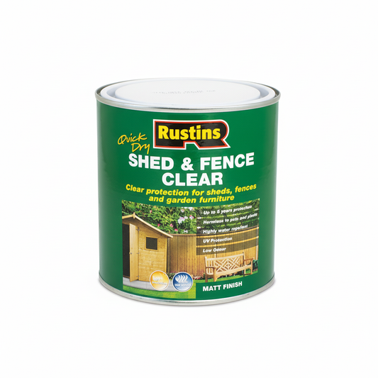 Rustins Shed & Fence Clear 1L