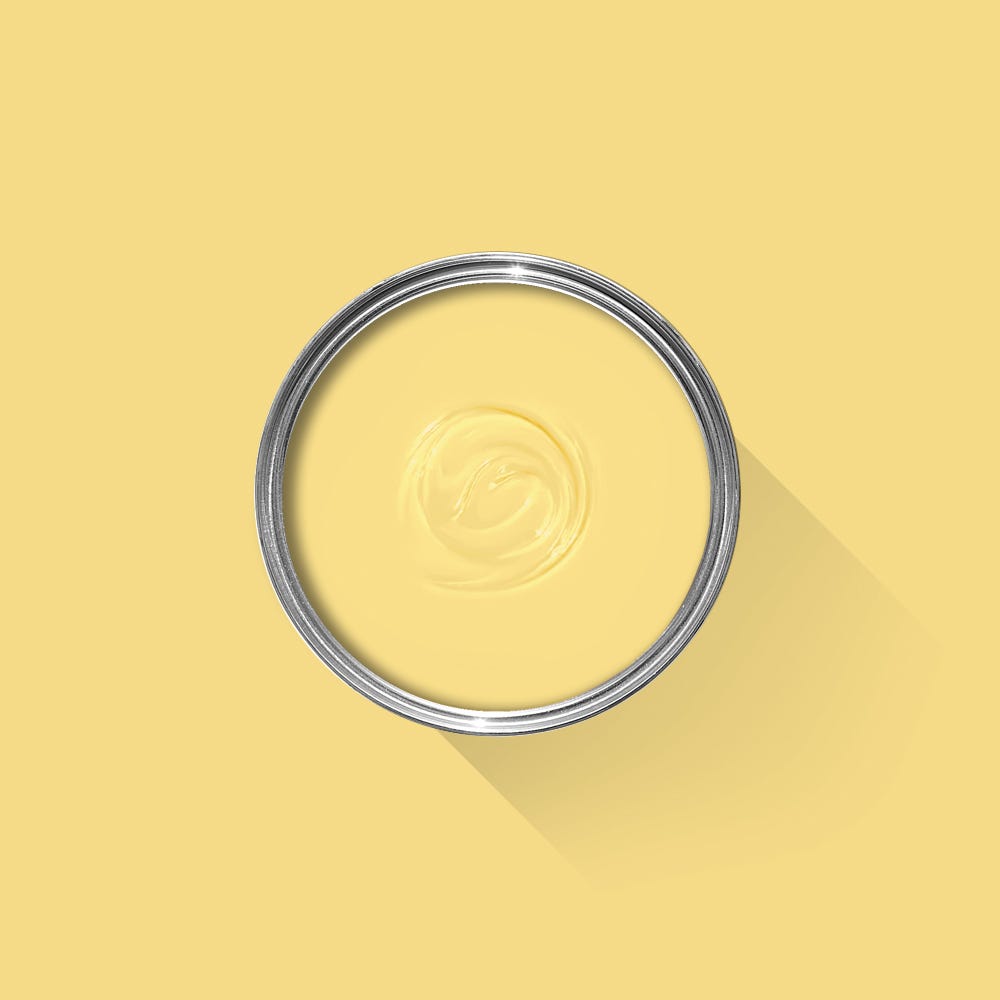 Metallic ring on a yellow background
